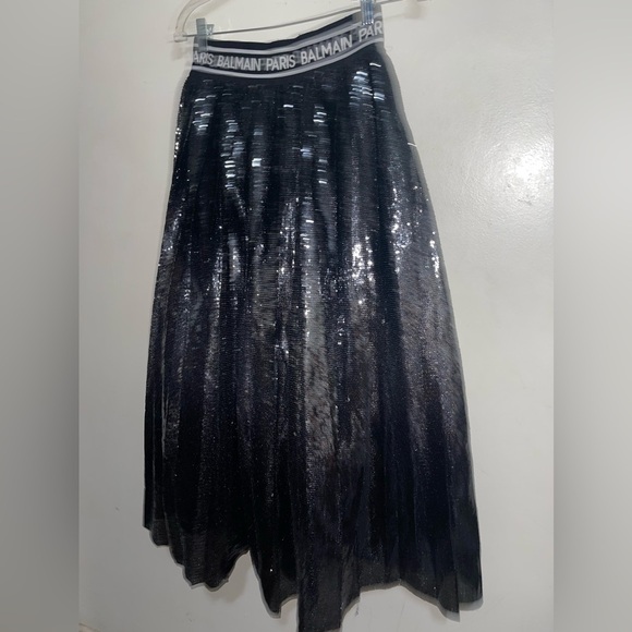 Balmain Girls Sequin Boho Maxi Skirt - Picture 9 of 11